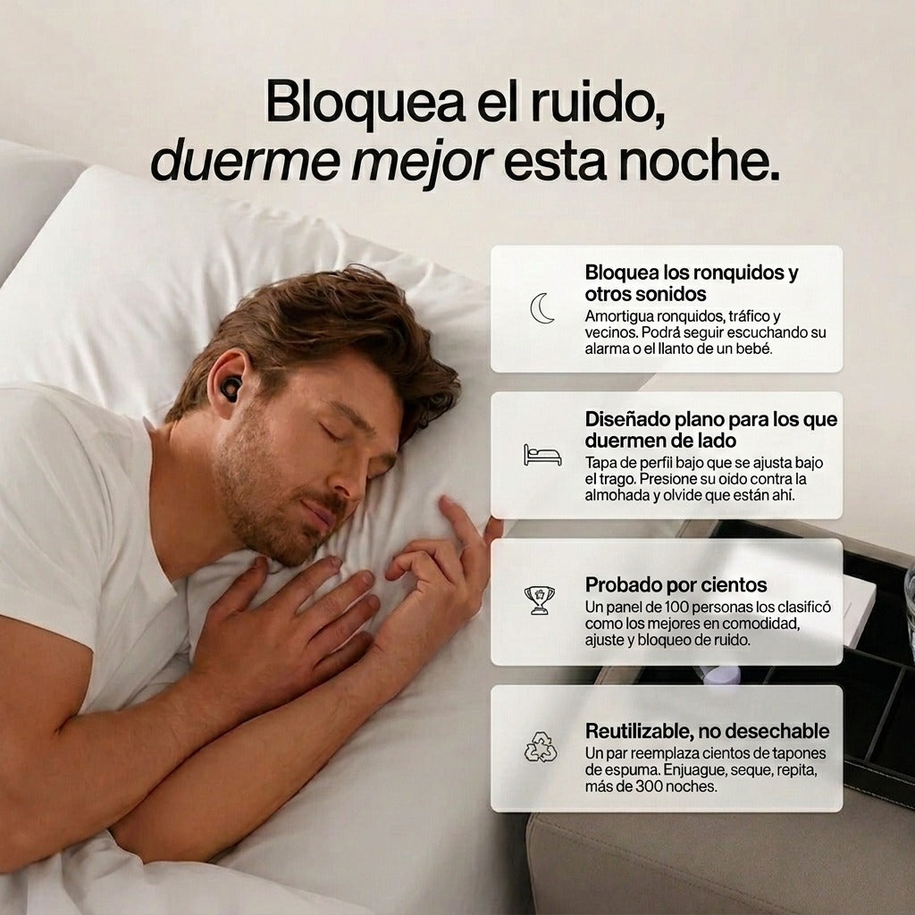 Nocta Sleep - Tapones para los oidos